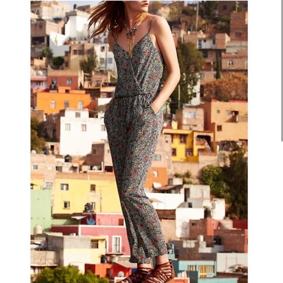 Anthropologie/Elevenes - Black/White/Multi Color Jumpsuit - M - Picture 3 of 10